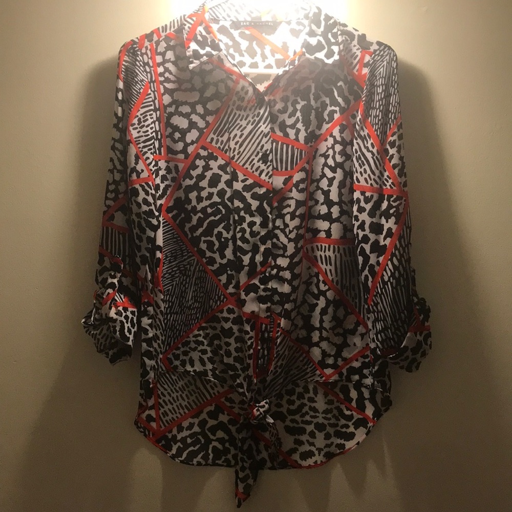 Zac & rachel dressy top size small